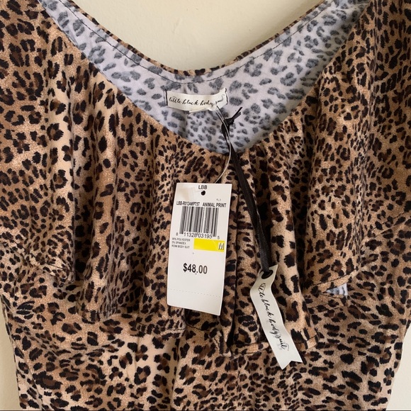 🆕 Ruffled Leopard-Print Bodysuit - Picture 4 of 8